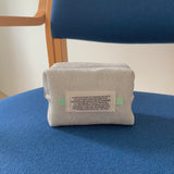 hucha silver cosmetic pouch