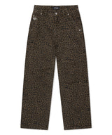 CURVED LEOPARD PANT