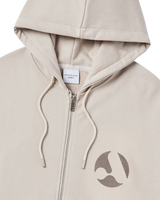 25FW A シンボルサークルナッピングフーディージップアップ