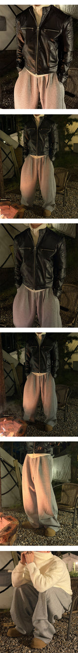 [Unisex] Half tuck sweat pants(2color)