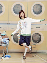 イラストレーター alldollscode ジョイント長袖Tシャツ
