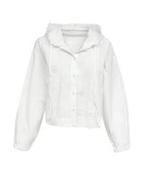 Lauv Lace Hooded Blouse