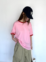 コットンキャンディラウンドリンガーT