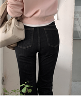 Lucain 3010 Elastic Waist Non-Fade Bootcut Denim / 1 color
