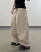 ネヴィスコットンワイドカーブドパンツ