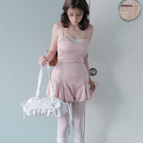 Satin shirring bag_white