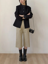 Twill Glass Round Jacket