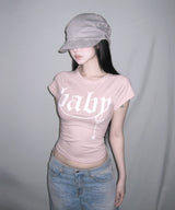 dot pop baby tee (3colors)