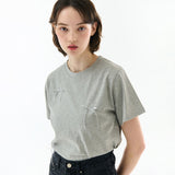 リボンＴシャツ　グレー