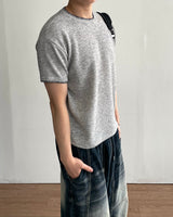 Stitch Crop short Sleeve Knit