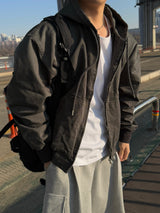 Oxford heavy hooded jacket
