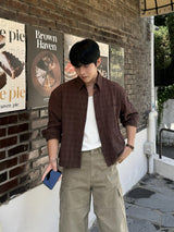Mile cropped long-sleeve shirt