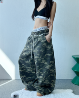 SEMI-WIDE BALLOON MILITARY PANTS🤎💚