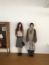 YWD PLAID PLEATS SKIRT (3color)