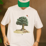 DAKYAM 2025S/S アフタヌーンドリフトツリープリンティングTシャツ