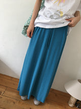 Chiyu Basic Color Banding Long Skirt