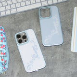 Wavy Color Bumper Case (BLUE)