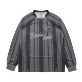 25SS STRIPE FOOTBALL JERSEY BLACK