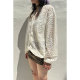 LACE COMBI SHIRT