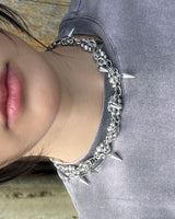 Nuclear Pearl O-ring Horn Connection Necklace