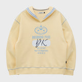 Shawl collar marine sweatshirts