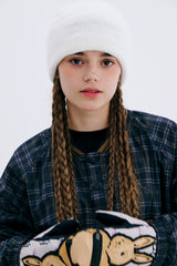 LOGO ANGORA BEANIE 