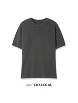 ワッフルボタンオーバーサイズTシャツ (3C)