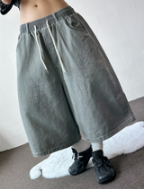 Nike Pigment Basic Belt Wide Balloon Bermuda Shorts 5color