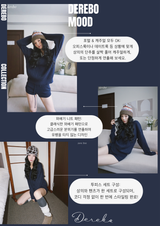 Twisted collar knit pants two-piece set