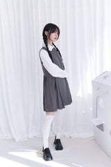 レイヤードプリーツワンピース