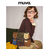 muva. 本革スエード 3WAY チェック柄 3WAYリュック