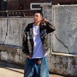 Vintage Two-Way Camo Hood Zip-Up