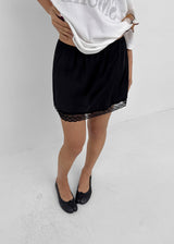 [MADE] Roheller Lace Satin Mini Skirt (Set Available)