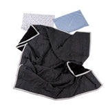 Borderline Pattern Reversible Summer Comforter - Black Double Check - SS size
