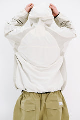 FOCUS HOODED JACKET CREAM