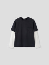 ワッフルレイヤード長袖Tシャツ