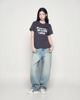 25FW WOMAN AC ベアハートショートスリーブ チャコール
