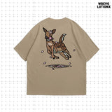 サクラバンビTシャツ(カーキ)