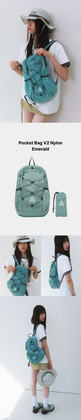 ウルトラライトコンパクトポケットバッグV2 Nylon Emerald