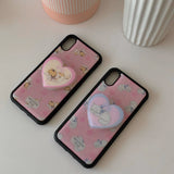 [MADE]Rose Cat Epoxy Case (Gray Cat)