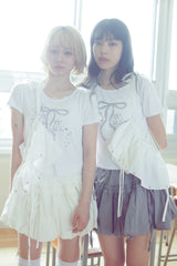 フリルバルーンスカート(white)