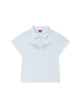 WING POLO SHIRT WTHIE