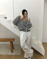 Vネックニット & タンクトップセット