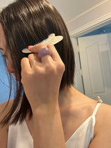 Heart hair brush (5color)