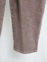 Square pocket balloon fit corduroy pants