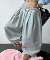 Hooky Balloon Fleece Wide Balloon Long Pant 🖤🤎 3 COLOR