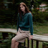 Nordic knit Cardigan_Green
