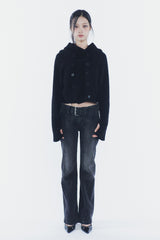 アンフーディーカーディガン black