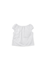 Harbor ribbon blouse_ivory