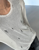 Thumbel ダメージTシャツ